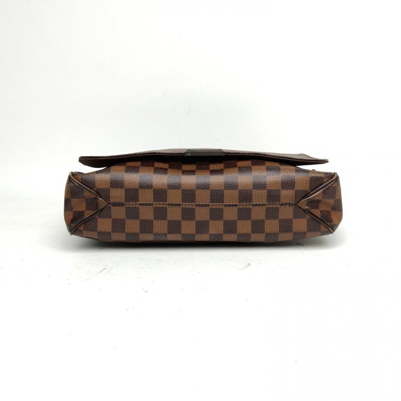 LOUIS VUITTON BROOKLY郵差包棕色棋盤格PVC2012肩背包-4