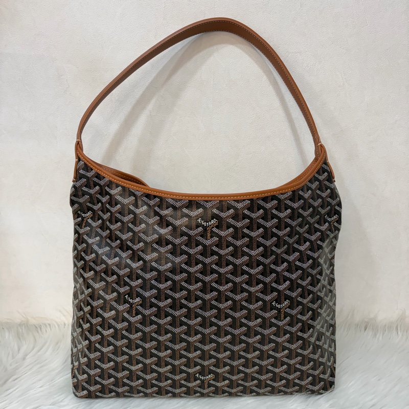 GOYARD Boheme Hobo肩背包 子母包 黑棕 經典款-1