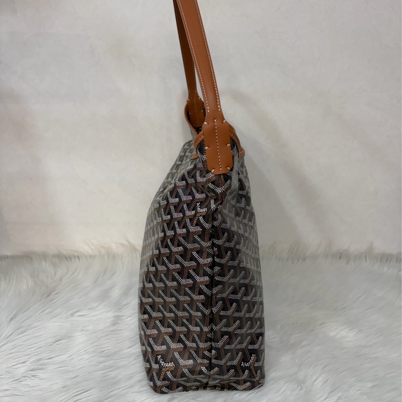 GOYARD Boheme Hobo肩背包 子母包 黑棕 經典款-2