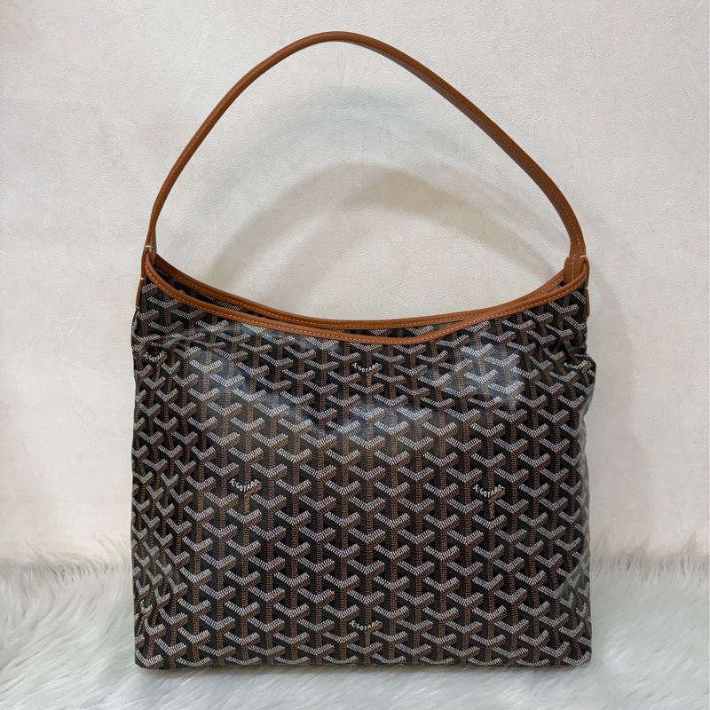 GOYARD Boheme Hobo肩背包 子母包 黑棕 經典款-3