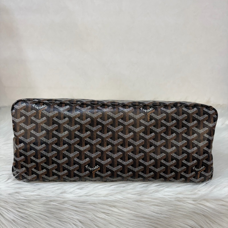 GOYARD Boheme Hobo肩背包 子母包 黑棕 經典款-5