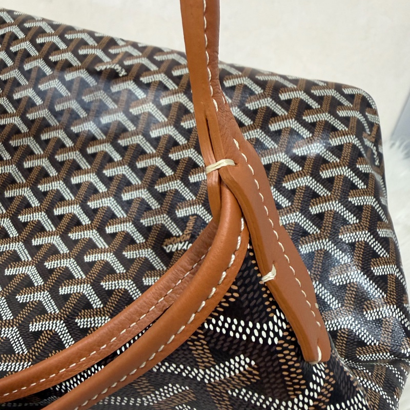 GOYARD Boheme Hobo肩背包 子母包 黑棕 經典款-14