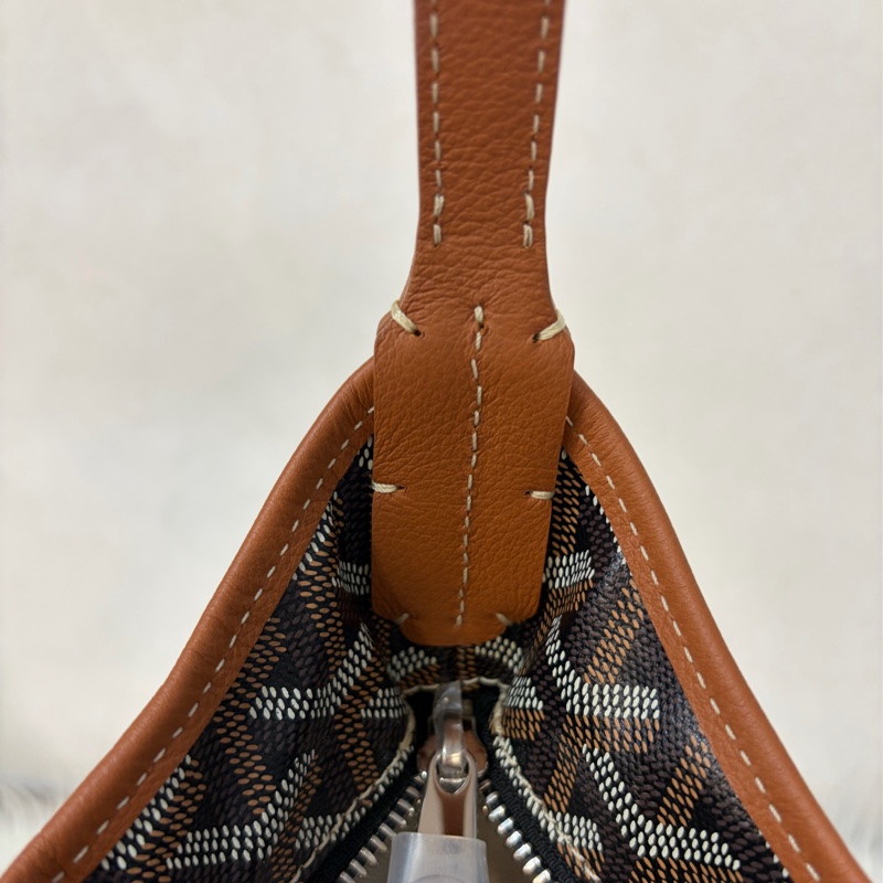 GOYARD Boheme Hobo肩背包 子母包 黑棕 經典款-21