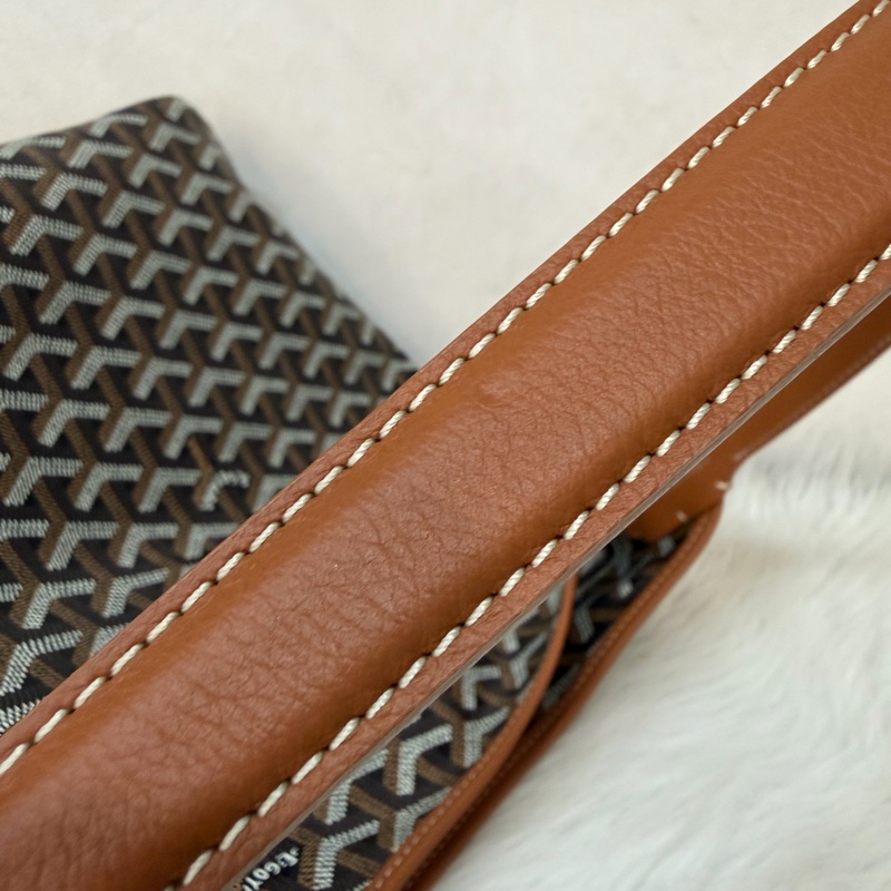 GOYARD Boheme Hobo肩背包 子母包 黑棕 經典款-22