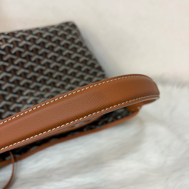 GOYARD Boheme Hobo肩背包 子母包 黑棕 經典款-23