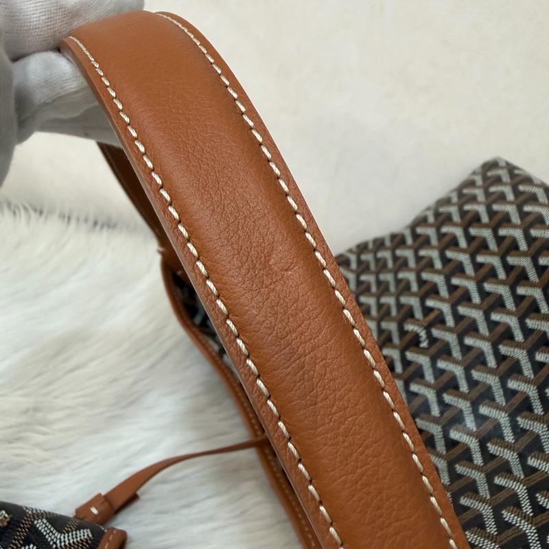 GOYARD Boheme Hobo肩背包 子母包 黑棕 經典款-24