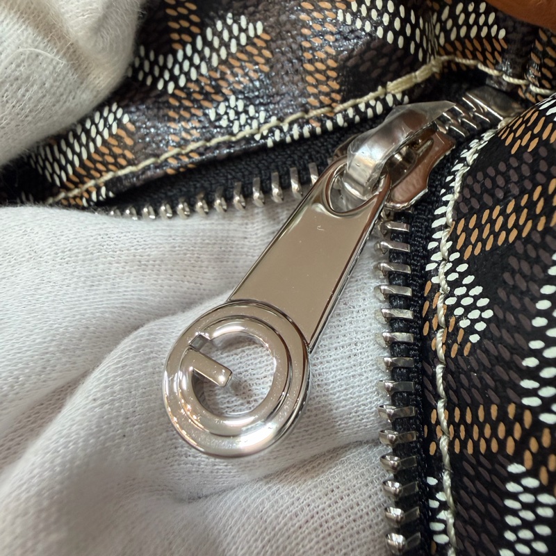 GOYARD Boheme Hobo肩背包 子母包 黑棕 經典款-28