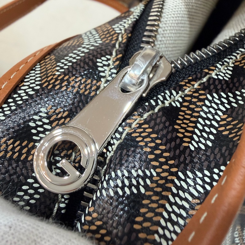 GOYARD Boheme Hobo肩背包 子母包 黑棕 經典款-30