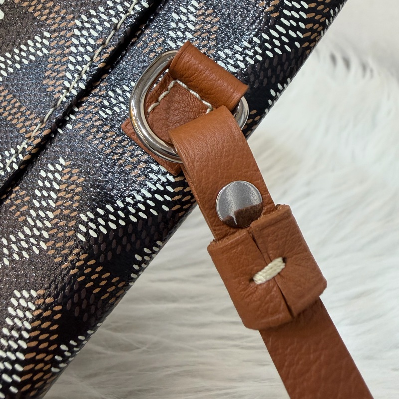 GOYARD Boheme Hobo肩背包 子母包 黑棕 經典款-38