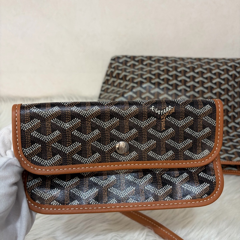 GOYARD Boheme Hobo肩背包 子母包 黑棕 經典款-40