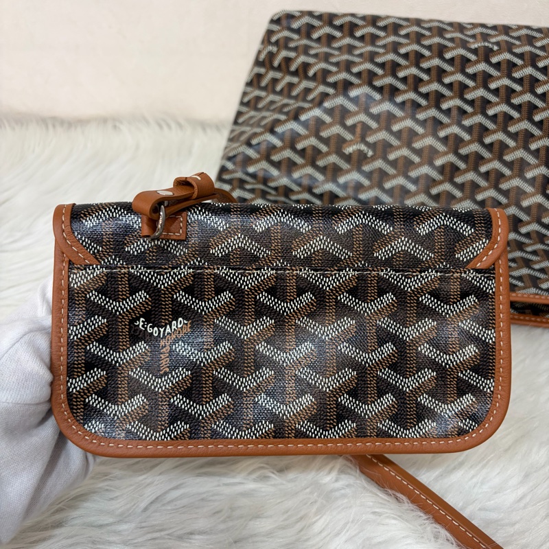 GOYARD Boheme Hobo肩背包 子母包 黑棕 經典款-46