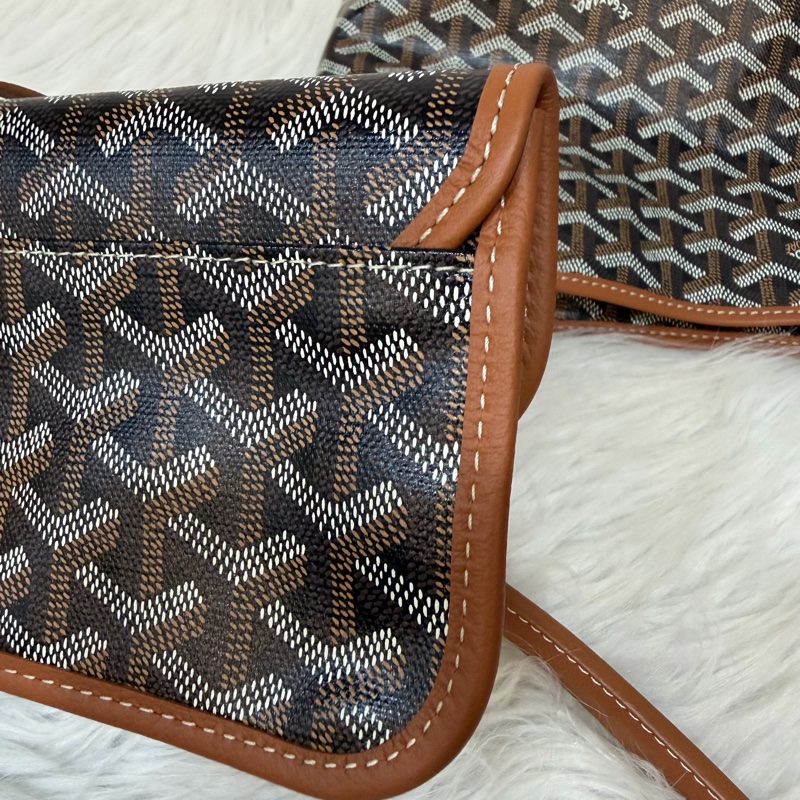 GOYARD Boheme Hobo肩背包 子母包 黑棕 經典款-47