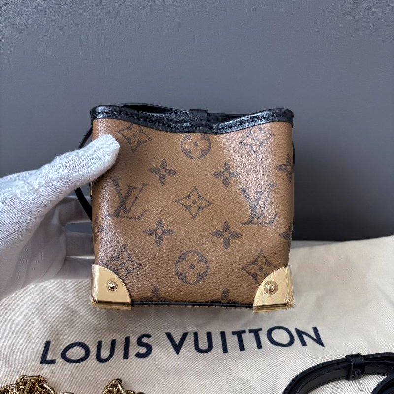 近新品 路易威登/Louis Vuitton 老花Noe Purse燒麥水桶包 芯片款-1