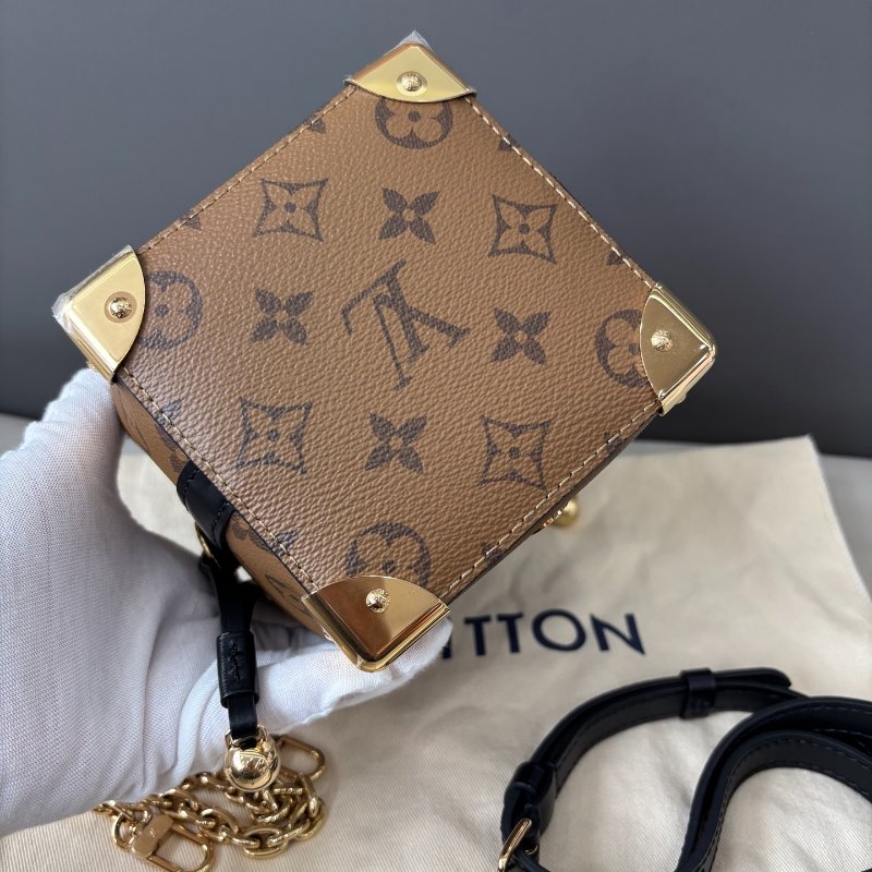 近新品 路易威登/Louis Vuitton 老花Noe Purse燒麥水桶包 芯片款-5