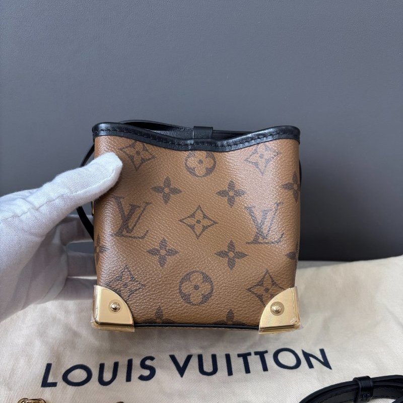 近新品 路易威登/Louis Vuitton 老花Noe Purse燒麥水桶包 芯片款-7