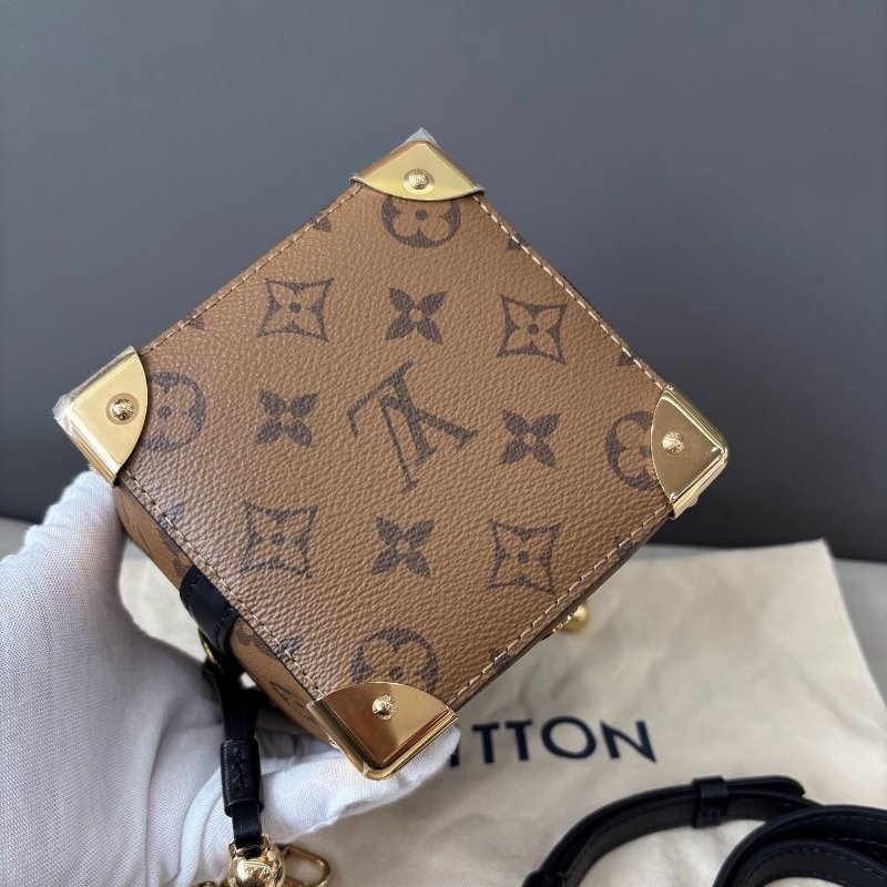 近新品 路易威登/Louis Vuitton 老花Noe Purse燒麥水桶包 芯片款-8