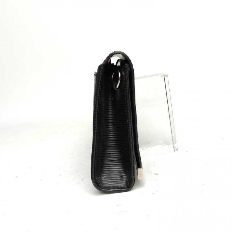 LOUIS VUITTON 黑色EPI水波紋牛皮2012單肩包肩背包-3