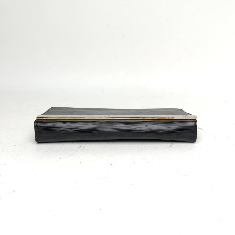 LOUIS VUITTON 黑色EPI水波紋牛皮2012單肩包肩背包-4