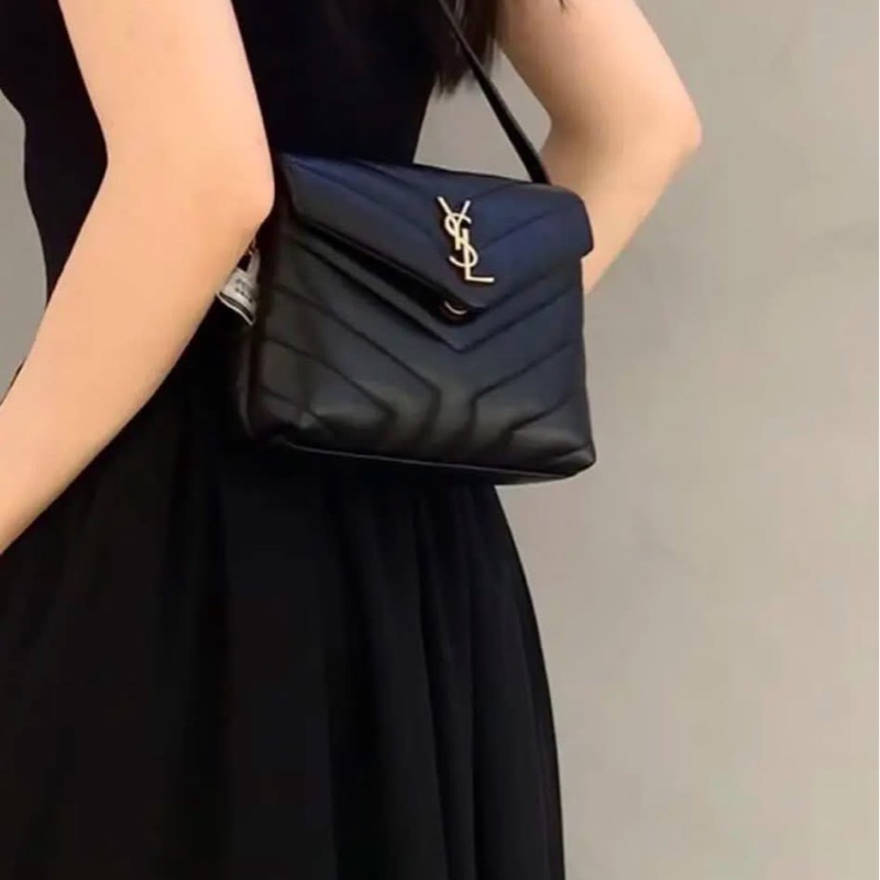 Ysl loulou 方胖子 黑金 小號-0