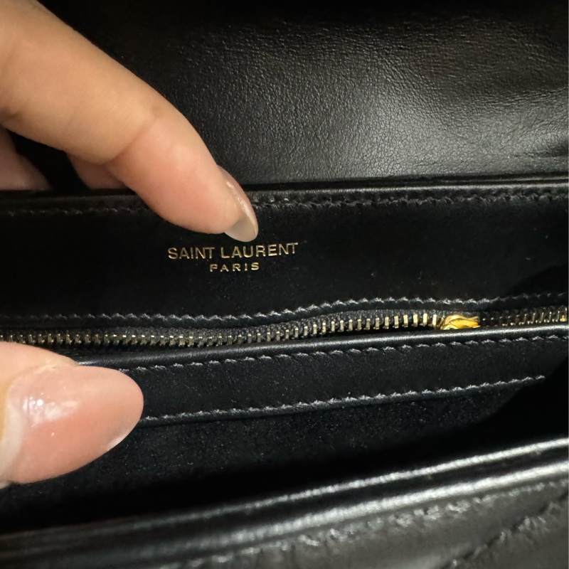 Ysl loulou 方胖子 黑金 小號-9