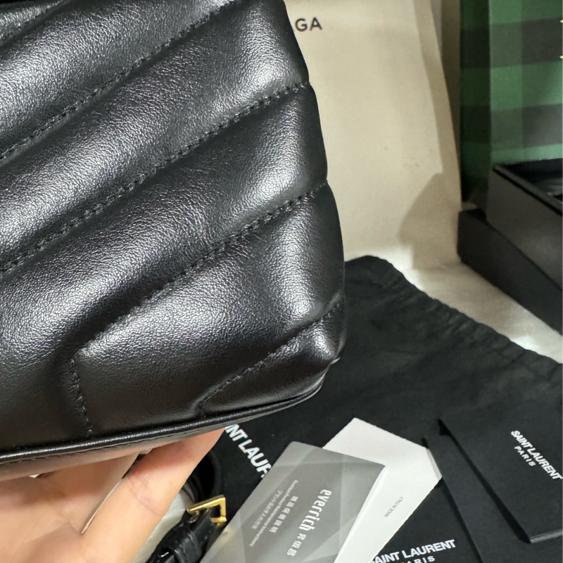 Ysl loulou 方胖子 黑金 小號-10