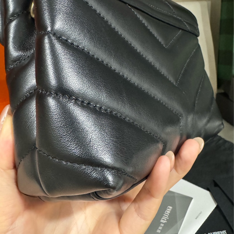 Ysl loulou 方胖子 黑金 小號-11