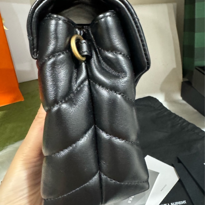 Ysl loulou 方胖子 黑金 小號-15