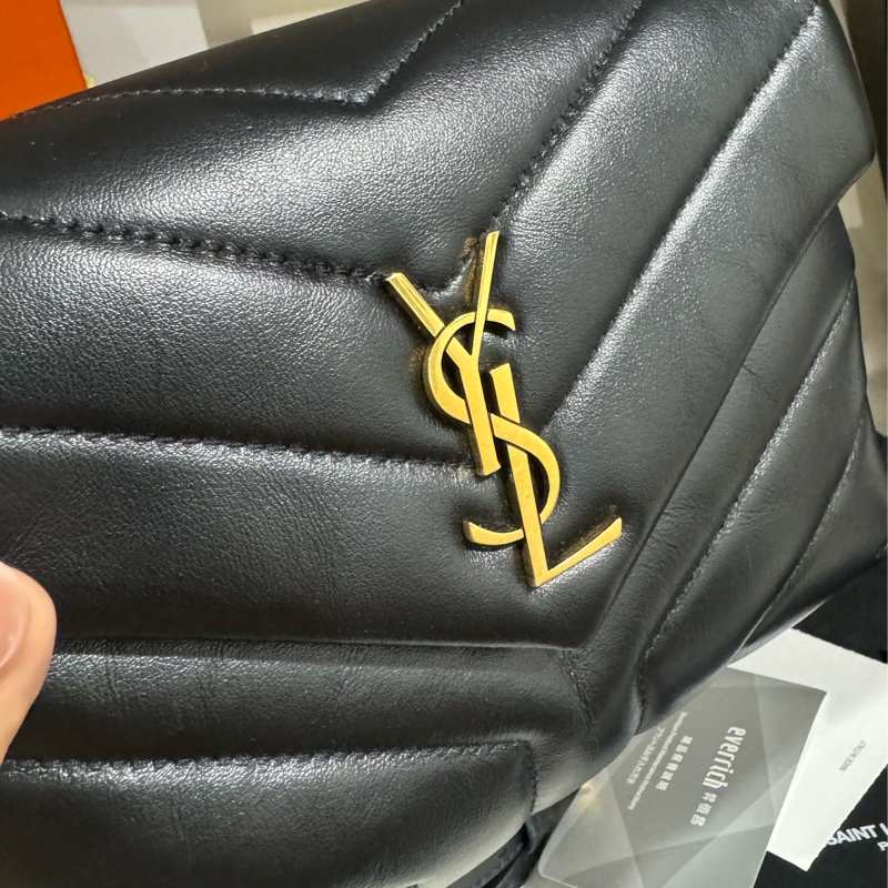 Ysl loulou 方胖子 黑金 小號-16