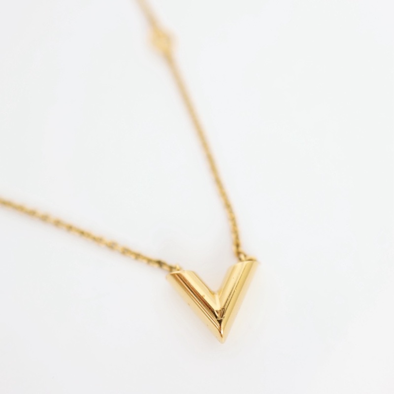 二手Lv 經典字母項鍊-0