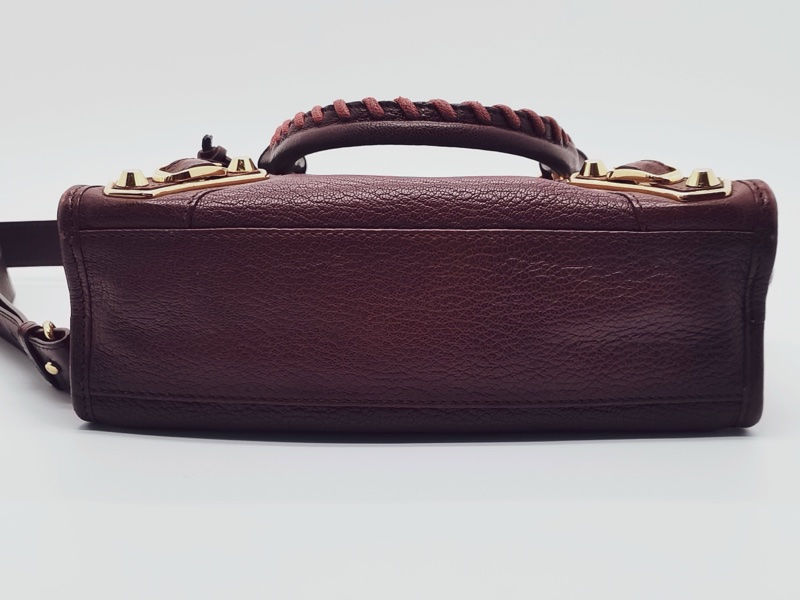 巴黎世家/Balenciaga 巴黎世家 機車金扣鉚釘流蘇包小號|95新-3