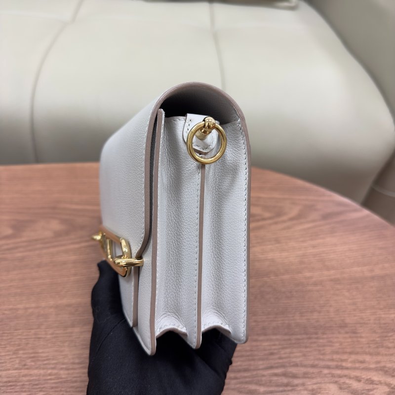 愛馬仕Hermes 豬鼻子Roulis19 珍珠灰金扣 evercolor皮-3