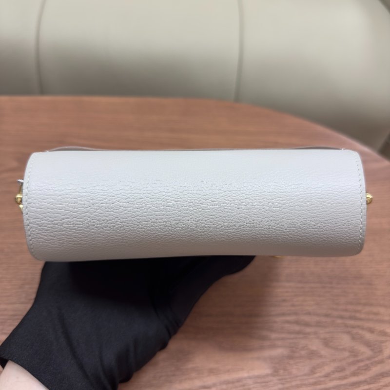 愛馬仕Hermes 豬鼻子Roulis19 珍珠灰金扣 evercolor皮-4