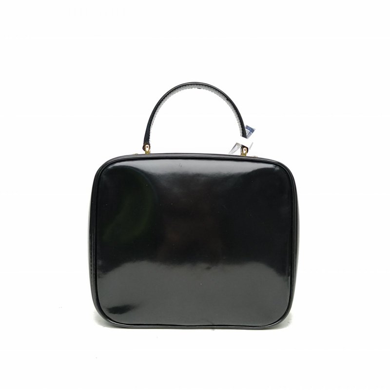 GUCCI 黑色牛皮金扣中古竹節box手提斜挎包肩背包-2