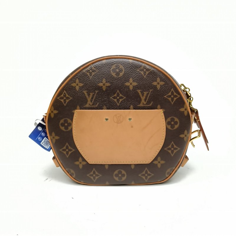 LOUIS VUITTON BOITECHAPEAUSOUPLE軟圓餅中號老花PVC2020肩背包-2