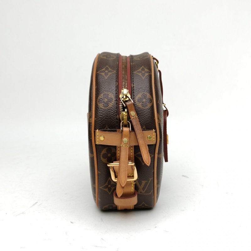 LOUIS VUITTON BOITECHAPEAUSOUPLE軟圓餅中號老花PVC2020肩背包-3