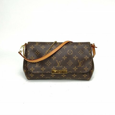 LOUIS VUITTON Favorite小號24老花PVC2014肩背包