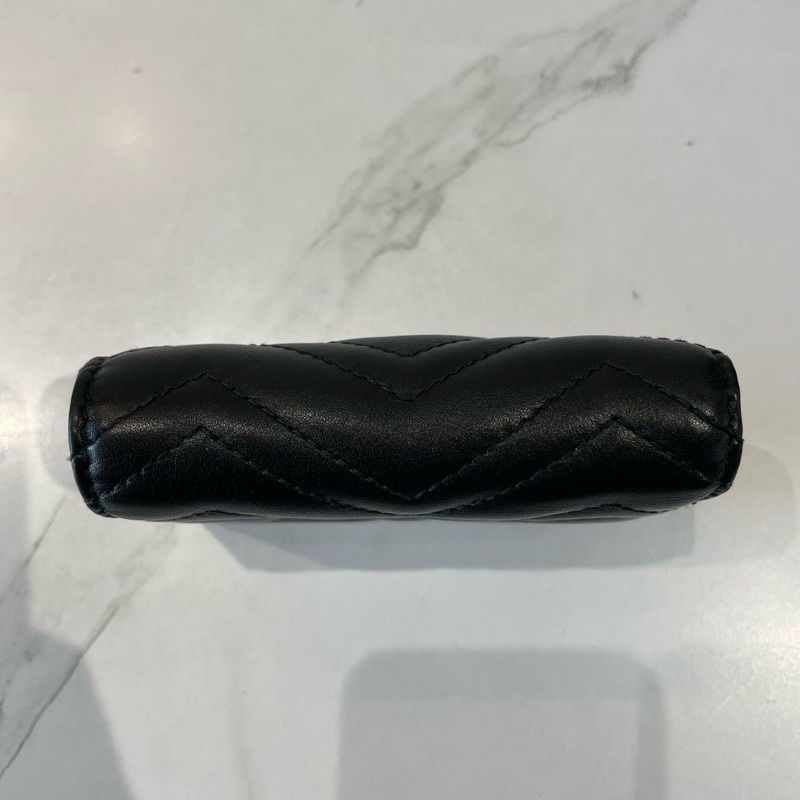 古馳 gucci marmont 黑色雙G 卡包 錢包（2-1）-2