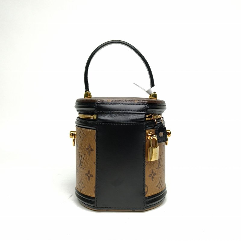 LOUIS VUITTON CANNES圓桶包拼色PVC2021老花肩背包-2