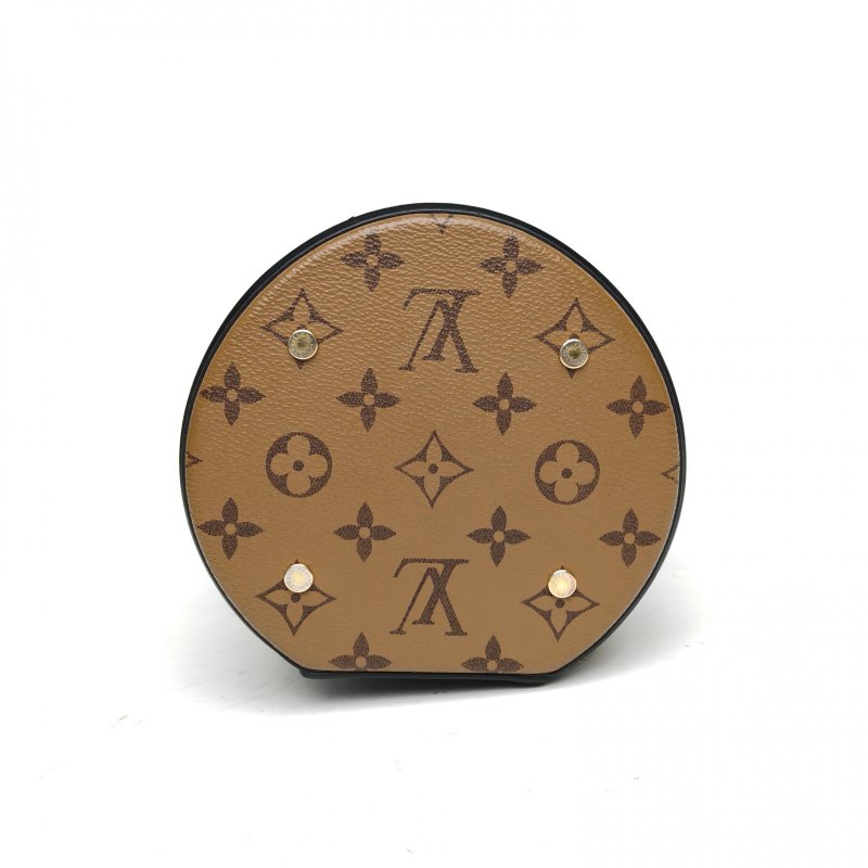 LOUIS VUITTON CANNES圓桶包拼色PVC2021老花肩背包-4