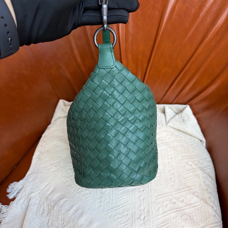 Bottega Veneta 葆蝶家  綠色飯盒 底長25cm🈚附件-2