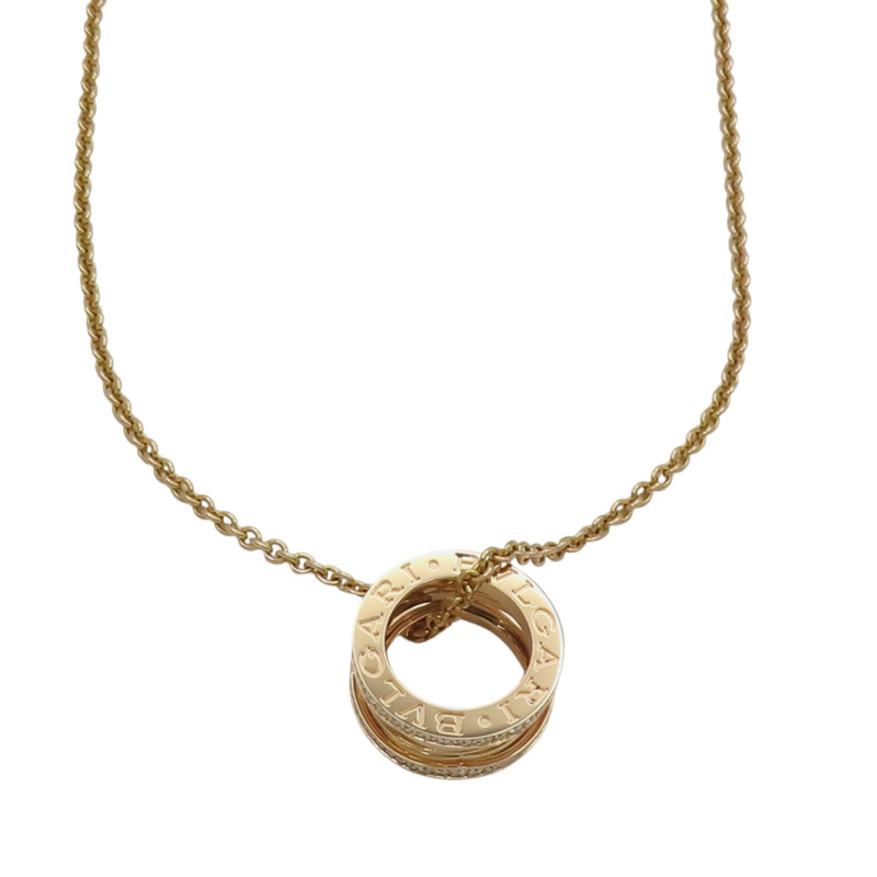 18K玫瑰金 鑽石 B.zero1 項鍊【BVLGARI 寶格麗】 354195-3