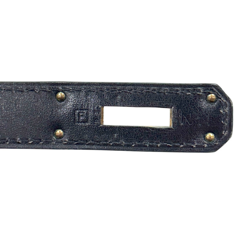 黑色 Box牛皮 Kelly 28 凱莉包 兩用包 □F刻 金扣【HERMES 愛馬仕】-8