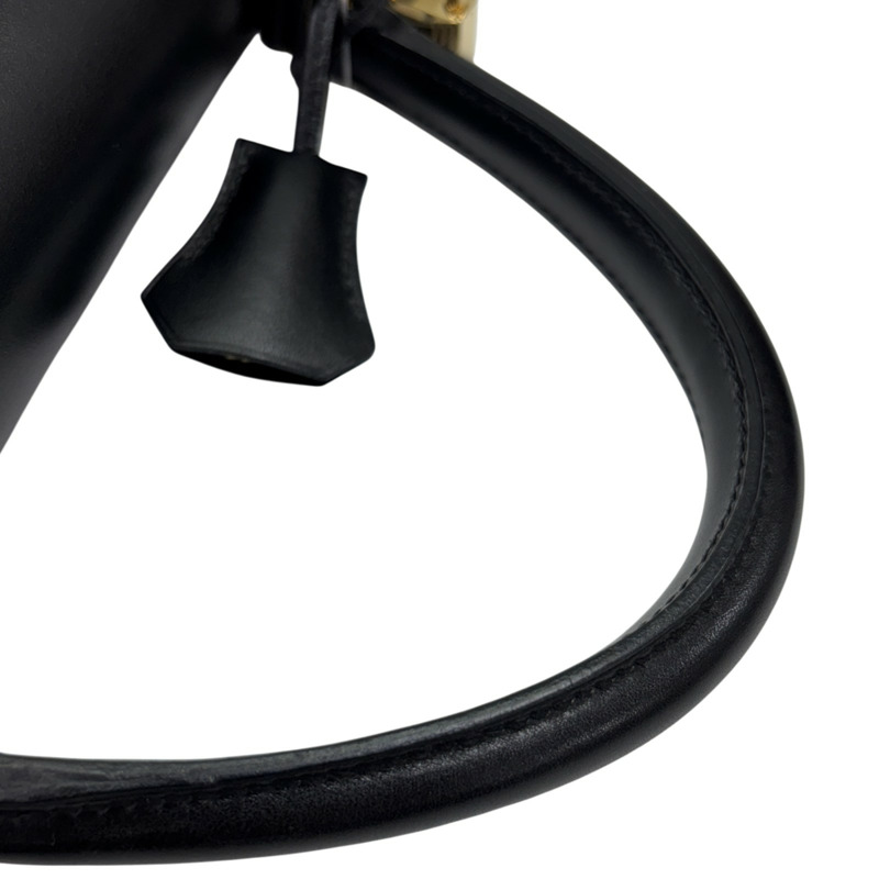 黑色 Box牛皮 Kelly 28 凱莉包 兩用包 □F刻 金扣【HERMES 愛馬仕】-12