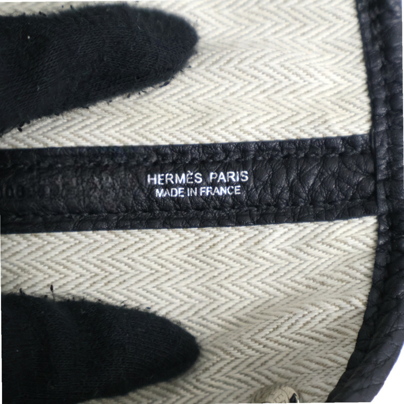 黑色 Negonda牛皮 Garden Party 36 手提包 Y刻【HERMES 愛馬仕】 H051568CK-7