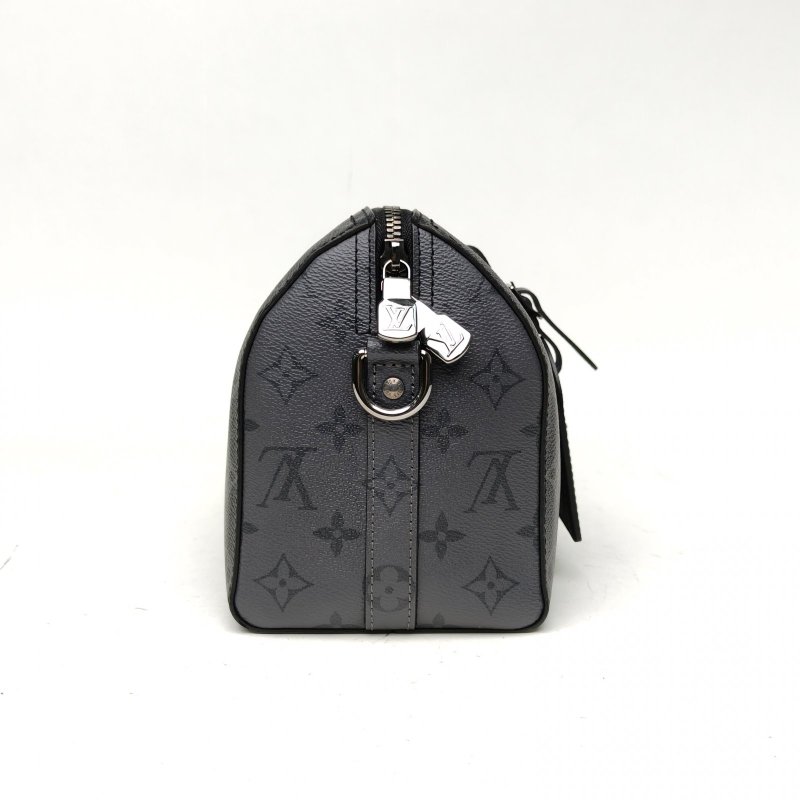 LOUIS VUITTON KEEPALLCity黑色PVC晶片肩背包-3