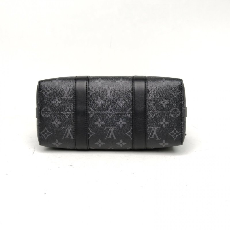 LOUIS VUITTON KEEPALLCity黑色PVC晶片肩背包-4