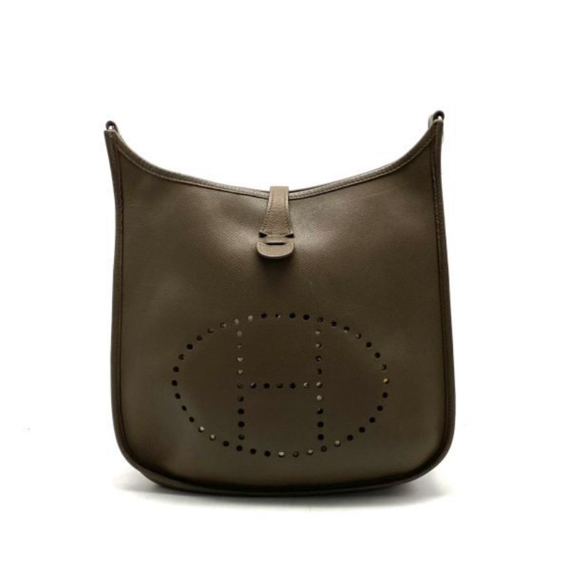 愛馬仕 Hermès Evelyne 29 大象灰 側背包-1