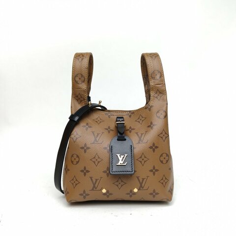 LOUIS VUITTON Atlantis菜籃子小號老花PVC晶片肩背包