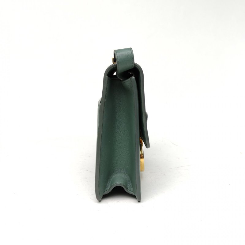 DIOR 30Montaigne蒙田皮肩帶大號綠色牛皮金扣2019肩背包-3