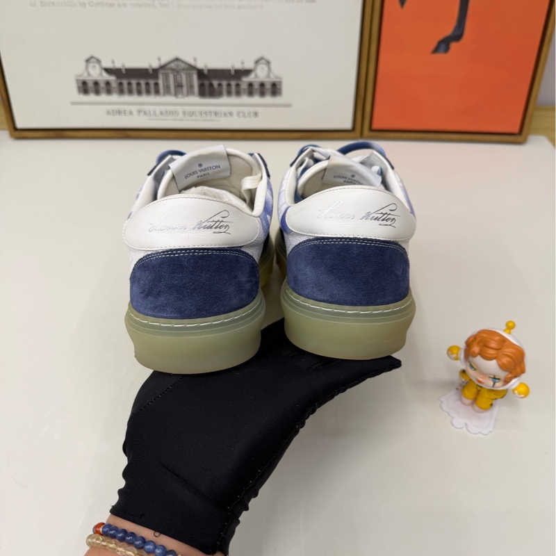 Louis Vuitton LV Ollie 藍色水墨板鞋 8碼 98🆕-3